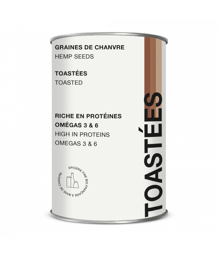 Graines de Chanvre Toastées BIO – 200 g